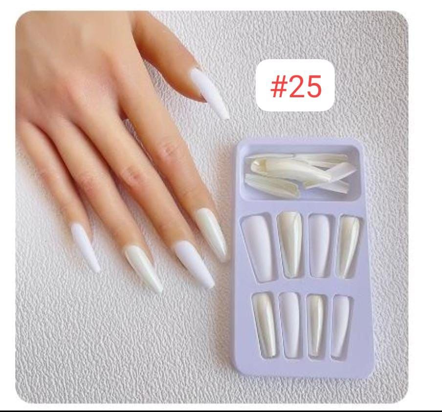 Stick on Acrylic nails -Already Painted