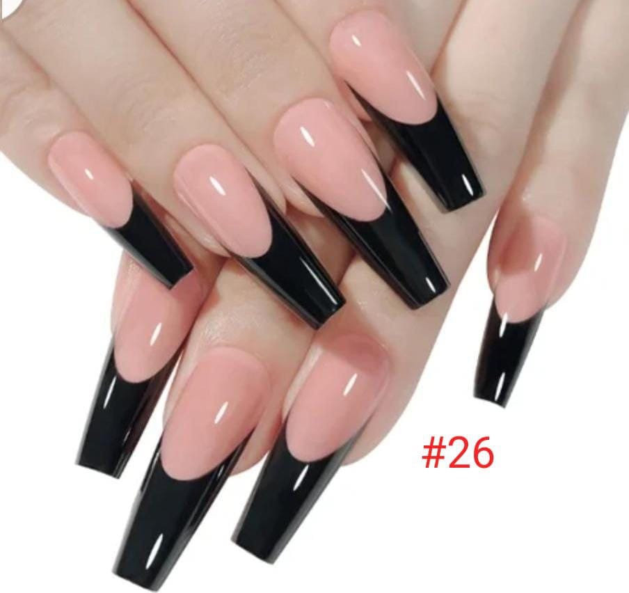 Stick on Acrylic nails -Already Painted
