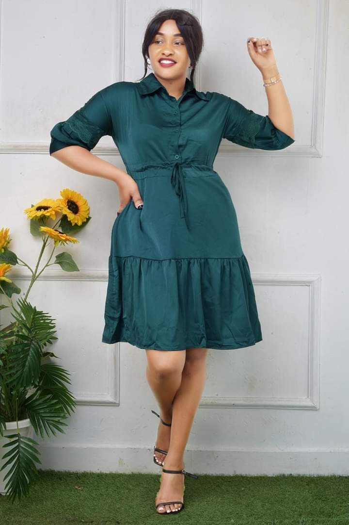 Plain casual dress