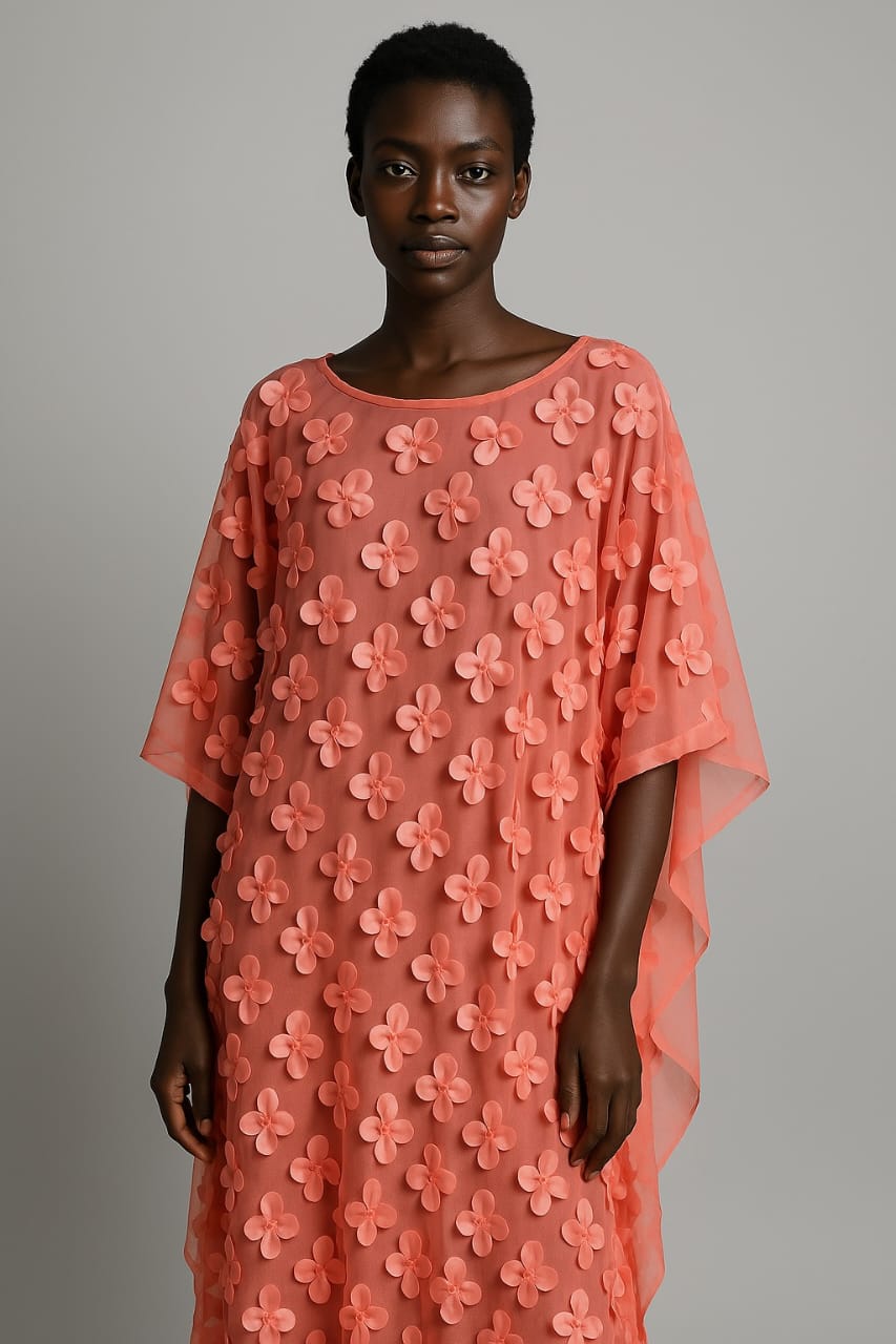 Pink coral dress