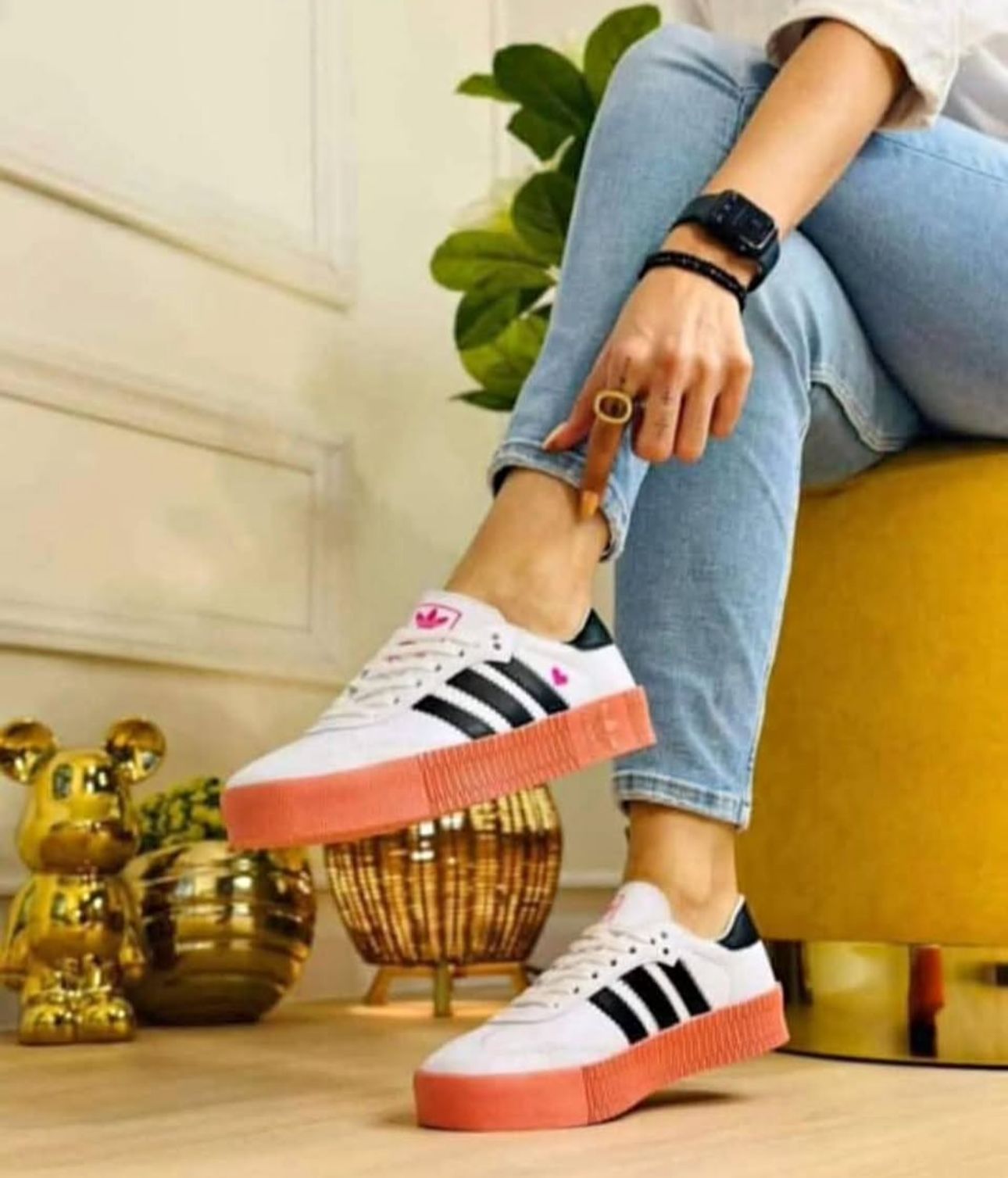 Adidas double sole shoe