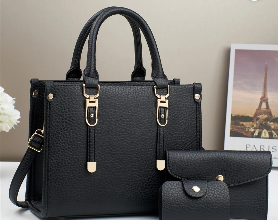 New luxury women bag set brand ladies fashion high quality PI leather bag