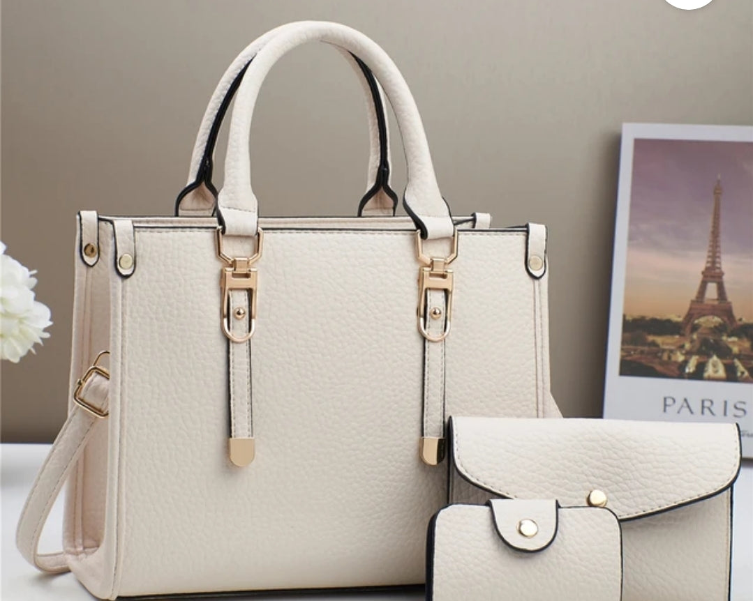 New luxury women bag set brand ladies fashion high quality PI leather bag