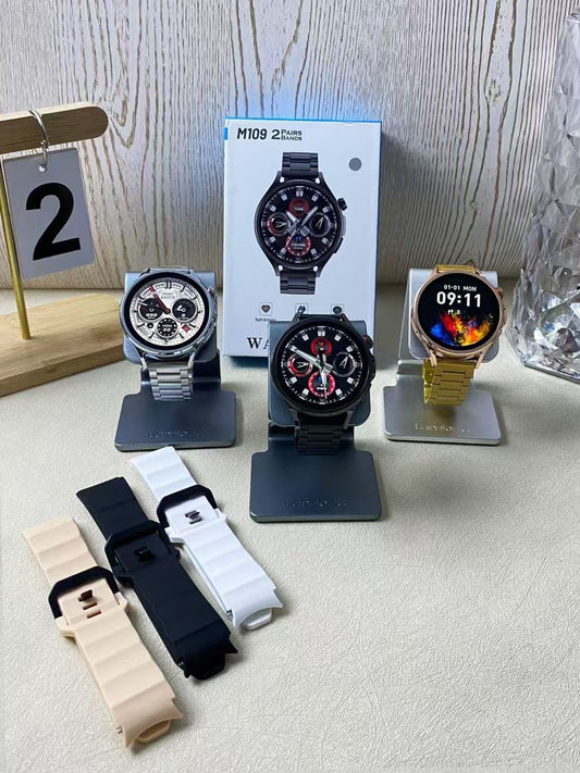 M109 Smart watch-2 pairs bands