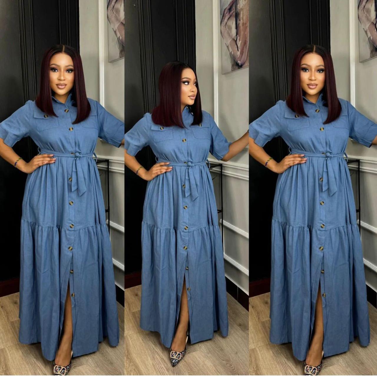 Denim Max Dress