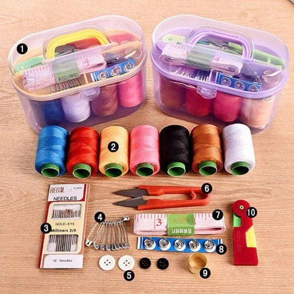 Portable sewing kit