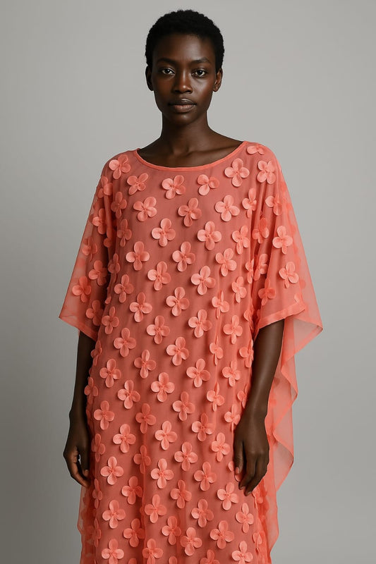 Pink coral dress